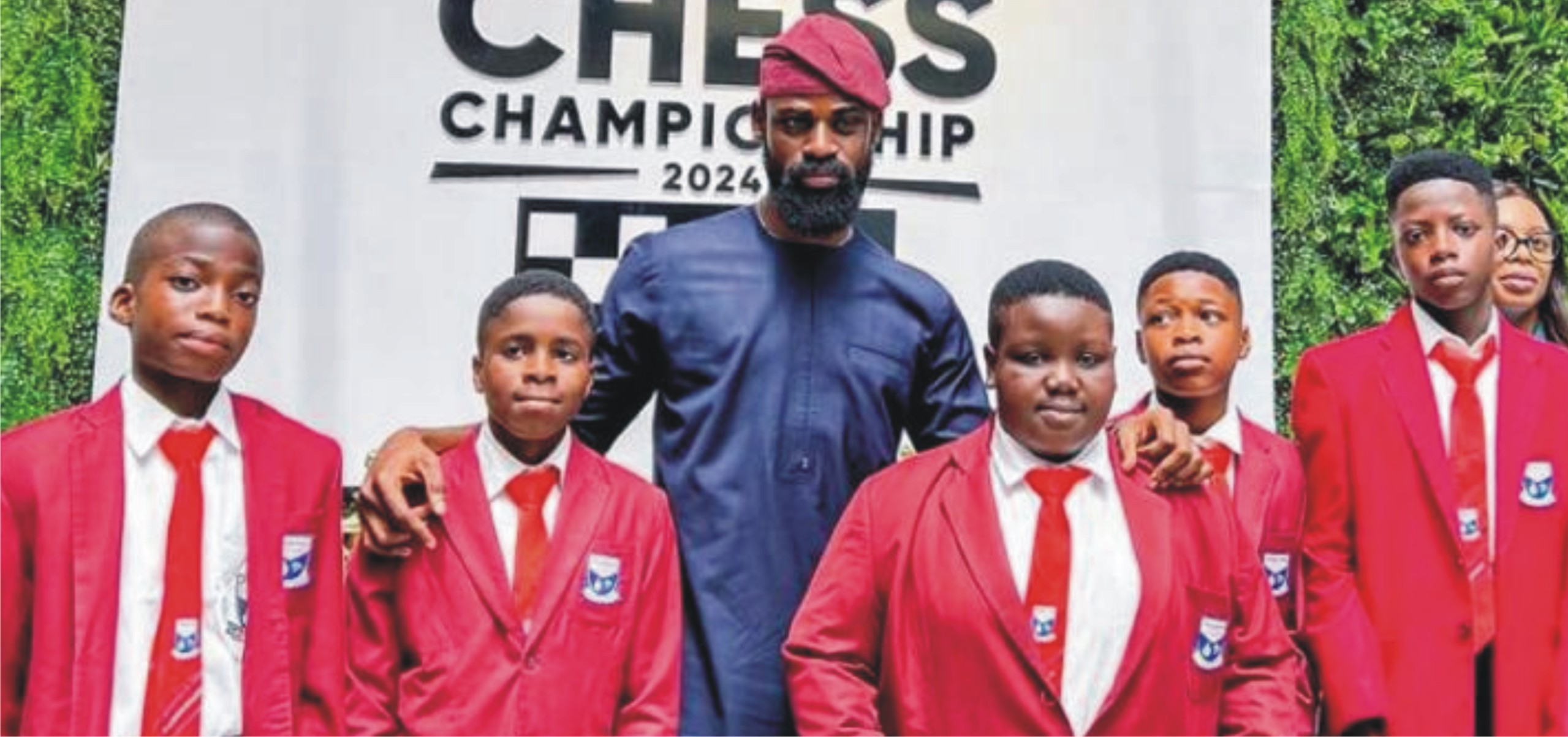 Tunde Onakoya (Guinness World Record Holder, Grand Master in Chess) with Platform College Boy’s